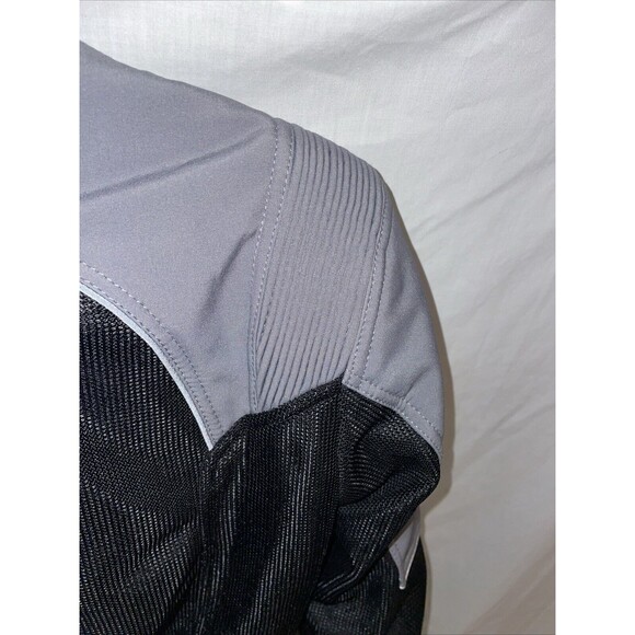Speed & Strength Women’s Armored Motorcycle Jacket Size Medium Black Silver Zip - Picture 10 of 12